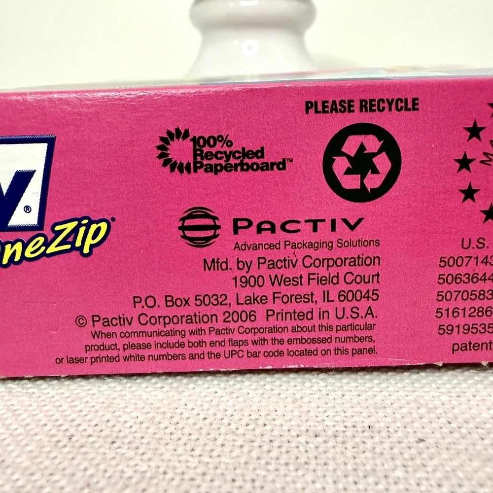 Hefty One Zip Big Bags XXL 22 Gal Zipper Storage Handled 3 Per Box NIB Sealed